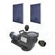 1hp Sunray Solar Powered Pool Pump Dc Motor In Variable With 2 Panels 60v Pond