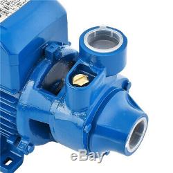 1/2HP Centrifugal Clear Water Pump Clean Pool Pond Farm 1'' Inlet&Outlet 2100L/H