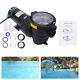 1.5hp 1100w Swimming Pool Pump In/above Ground Fish Ponds With Strainer Basket