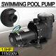 1.5hp Swimming Pool Pump In/above Ground 1100w Motor With Strainer Basket