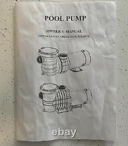 1.5HP Swimming Pool Pump Motor Hayward withStrainer Generic In/Above Ground