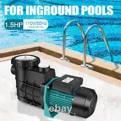 1.5HP Swimming Pool Pump Motor withStrainer Sand Filter Generic In/Above Ground