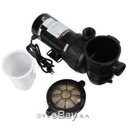 1.5 HP Swimming Pool Spa Water Pump 115 Volt Outdoor Above Ground Strainer Motor