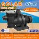 1.6hp Dc Solar Swimming In/above Ground Spa Pool Pump Motor Strainer 118gpm 110v