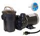 1 Hp Above Ground Swimming Pool Pump Withcord + Free Thermometer Hayward Mfg New