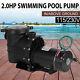 2hp Hayward Swimming Pool Pump In/above Ground Motor With Strainer Filter Basket