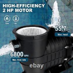 2HP Hayward Swimming Pool Pump In/Above Ground Motor with Strainer Filter Basket