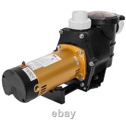 2HP InGround Swimming Spa Pool Pump 5850 GPH Variable Speed 2 NPT with Fitting
