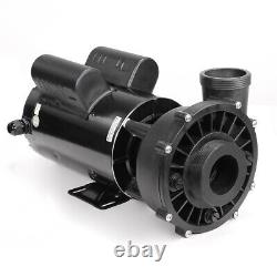2HP Spa Pump Side Discharge Pump 220V 2-Speed Motor 2 Circulating Pump, Black