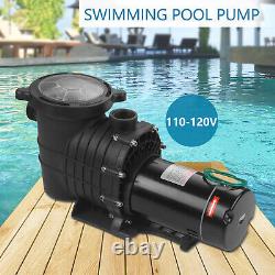 2HP Swimming Pool Filter Pump Motor withStrainer Above/In Ground 110-240V