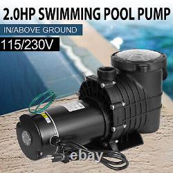 2HP Swimming Pool Pump Motor withStrainer Generic In/Above Ground Hi-Flo