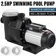 2.5hp In/above Ground Swimming Pool Sand Filter Pump Motor Strainer Us