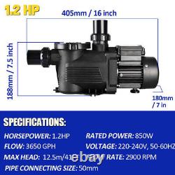 3HP Swimming Pool Pump Motor Hi-Rate Strainer Compatible WIDELY TRUSTED