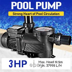3HP Swimming Pool Pump Motor Water Filter For Hayward In/Above Ground Strainer