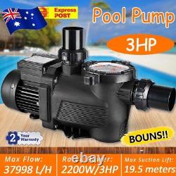 3HP Swimming Pool Pump Motor with Strainer Generic In/Above Ground USA