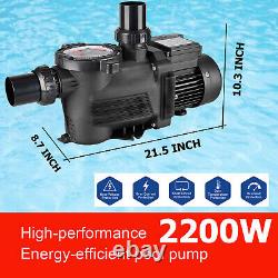 3HP Swimming Pool Pump Motor with Strainer Generic In/Above Ground USA