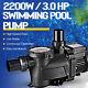 3.0hp In Ground Swimming Pool Pump Motor With Strainer 2 Thread Npt For Hayward