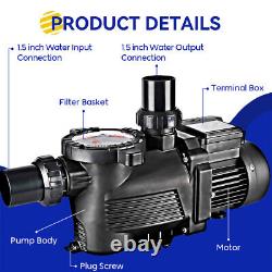 3.0 HP For Hayward Swimming Pool Pump Motor withStrainer Generic In/Above Ground