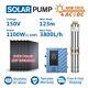 3 Ac/dc Hybrid Bore Solar Well Water Pump 1.5hp Submersible Mppt Controller Kit