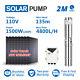 3 Dc Solar Water Pump S/s Impeller Deep Well 1500w Submersible With Controller