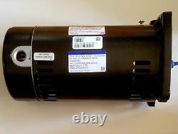 48Y Square Flange 1/2 HP Full Rated Pool Filter Motor, 13.4/6.7A 115/230V