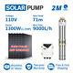 4 Dc Solar Pump 110v 1300w 40gpm Water Bore Hole Submersible Agriculture Farm