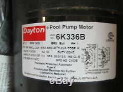 6k336b dayton pool pump motor, never used