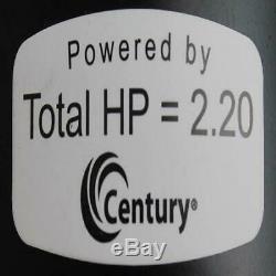 A. O. Smith Century UST1202 Up-Rated 2HP 3,450 RPM C-Face 1 Speed Pool Pump Motor