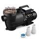 Apluschoice 3/4 Hp Swimming Pool Pump Motor 2640gph With Strainer For Sand Filter