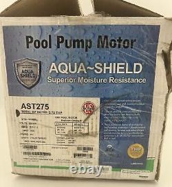 Aqua-Shield AST-275 Pool Pump Motor High Efficiency Pool/Spa Pump 2.75HP 3450RPM