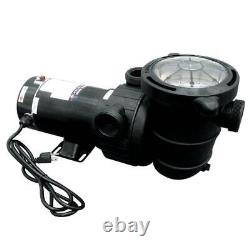Blue Wave Single Phase Threaded Pool Pump Motor 1.5 Hp Dual Speed Above Ground