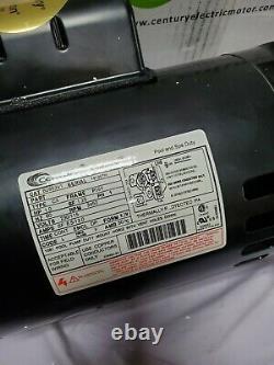 CENTURY B2853V1 Motor, 1 HP, 3,450 rpm, 56Y, 115/230V Tested and works perfect