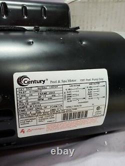 Century B625 Pool Pump Motor, Capacitor-Start, 3/4 Hp, 56Cz Frame, 3,450