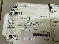 Century H637 Replacement Pool & Spa Pump Motor 2 HP 3450 RPM 208-230/460 V 56Y