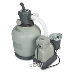 Durable 10-120V Filter Pump for Above Ground Pools with 2,800 GPH Powerful Motor