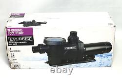 Everbilt 1HP 2 Speed Pool Pump 230 Volt Motor Above In ground Water Self Priming