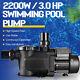 For Hayward 3hp In/above Ground Swimming Pool Sand Filter Pump Motor Strainer Us