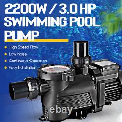 For Hayward 3.0HP In/Above Ground Swimming Pool Sand Filter Pump Motor Strainer