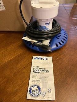 H53SP-24M Rule 1800GPH 110V Swimming Pool Cover Sump Pump 24 Cord New In Box