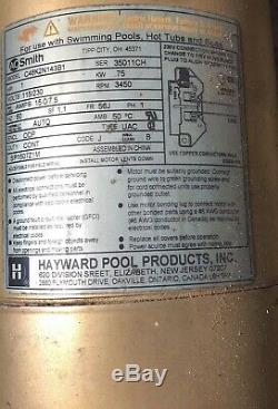 Hayward C48K2N143B1 1 HP Inground Pool Pump Motor 115/230 Volt Only 3 Years Old