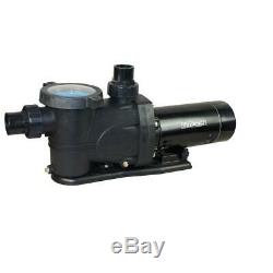 In Above Ground Pool Pump 1.5 HP Single Speed Quiet Threaded Female Inlet Motor