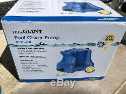 Little Giant APCP-1700 Automatic Swimming Pool Cover Submersible Pump, 1/3-HP