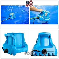 Little Giant Automatic Swimming Pool Cover Submersible Pump 1/3 HP 1700 GPH USA