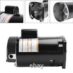 NEW B2853 1HP 230V / 115V Single Speed Square Flange Pool Pump Motor