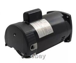 Pool Pump Motor 1.5 HP B2854 B2854v1 Square Flange Motor 115/230v Single Speed