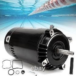 Pool Pump Motor and Seal 1HP Replace Kit For Hayward Max Flow UST1102 C-Face