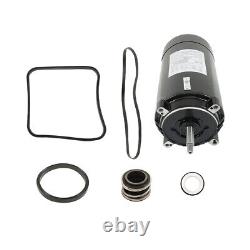 Pool Pump Motor and Seal Replacement Kit SP2610X15 UST1152 For Super Pump