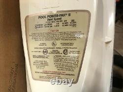 Pool power pak II doughboy 1.5 hp inground swimming pool pump & motor mint