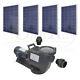 Sunray In Variable With 4 Panels 120v Pond Solar Swimming Pool Pump 1hp Dc Motor