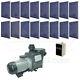 Sunray Solar Powered Pool Pump Dc 3.5hp In 16 Panels 240v Pond Brushless Motor